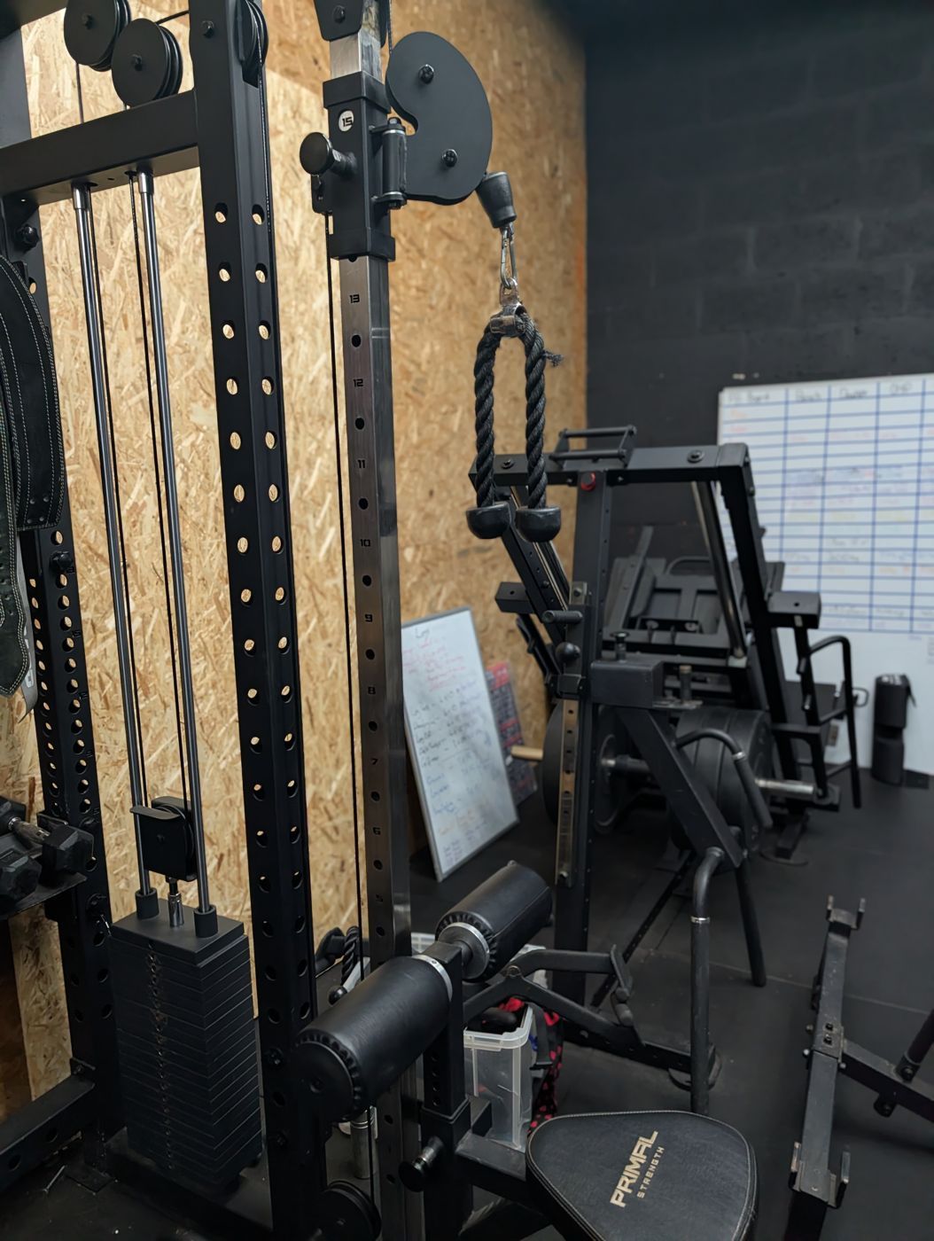 Pulldown cable stack