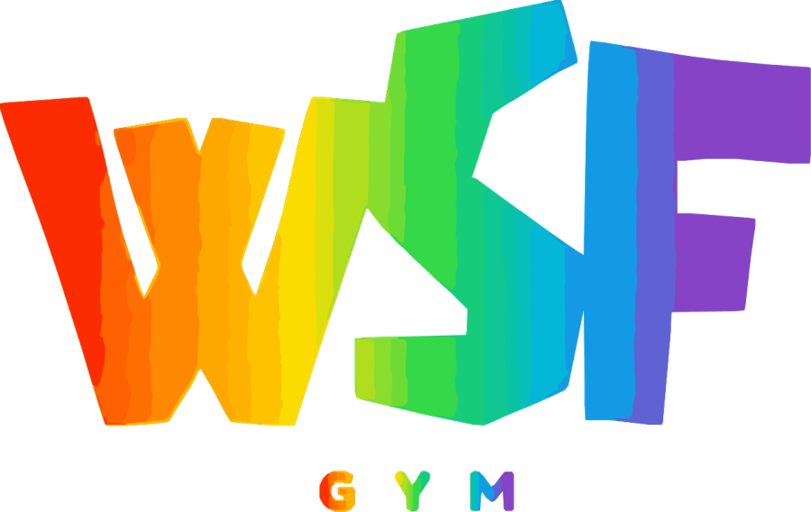 WSF Gym rainbow logo